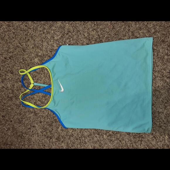 Nike Essential Big Kids' (Girls') T-Crossback Tankini Set - Picture 3 of 15